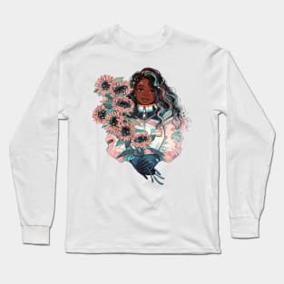 Astronaut x Bouquet Long Sleeve T-Shirt